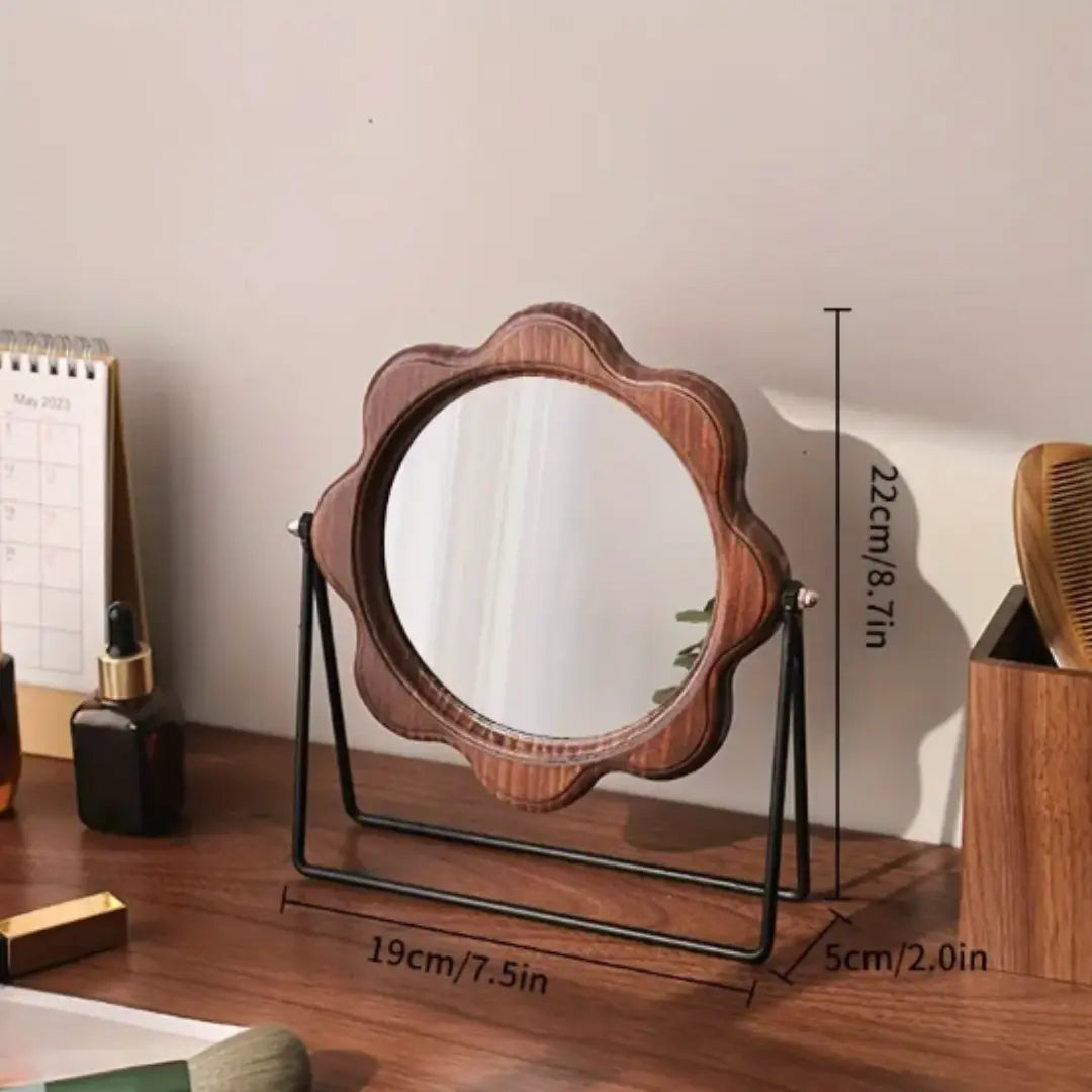 Miroir Bois Fleur
