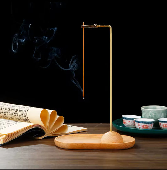 Porte encens en bois