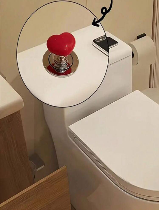 Bouton Cœur Toilette