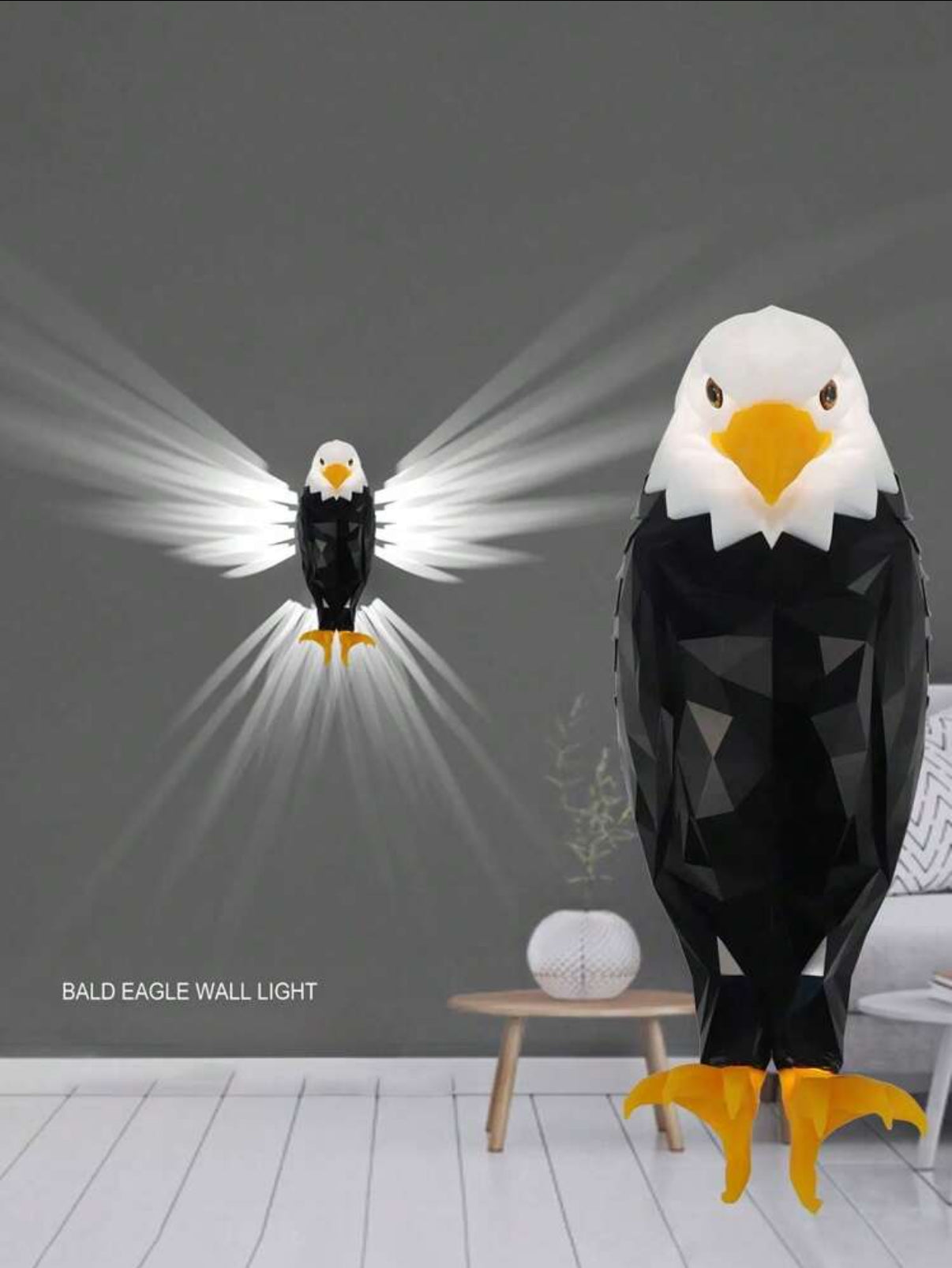 Lampe Aigle Murale