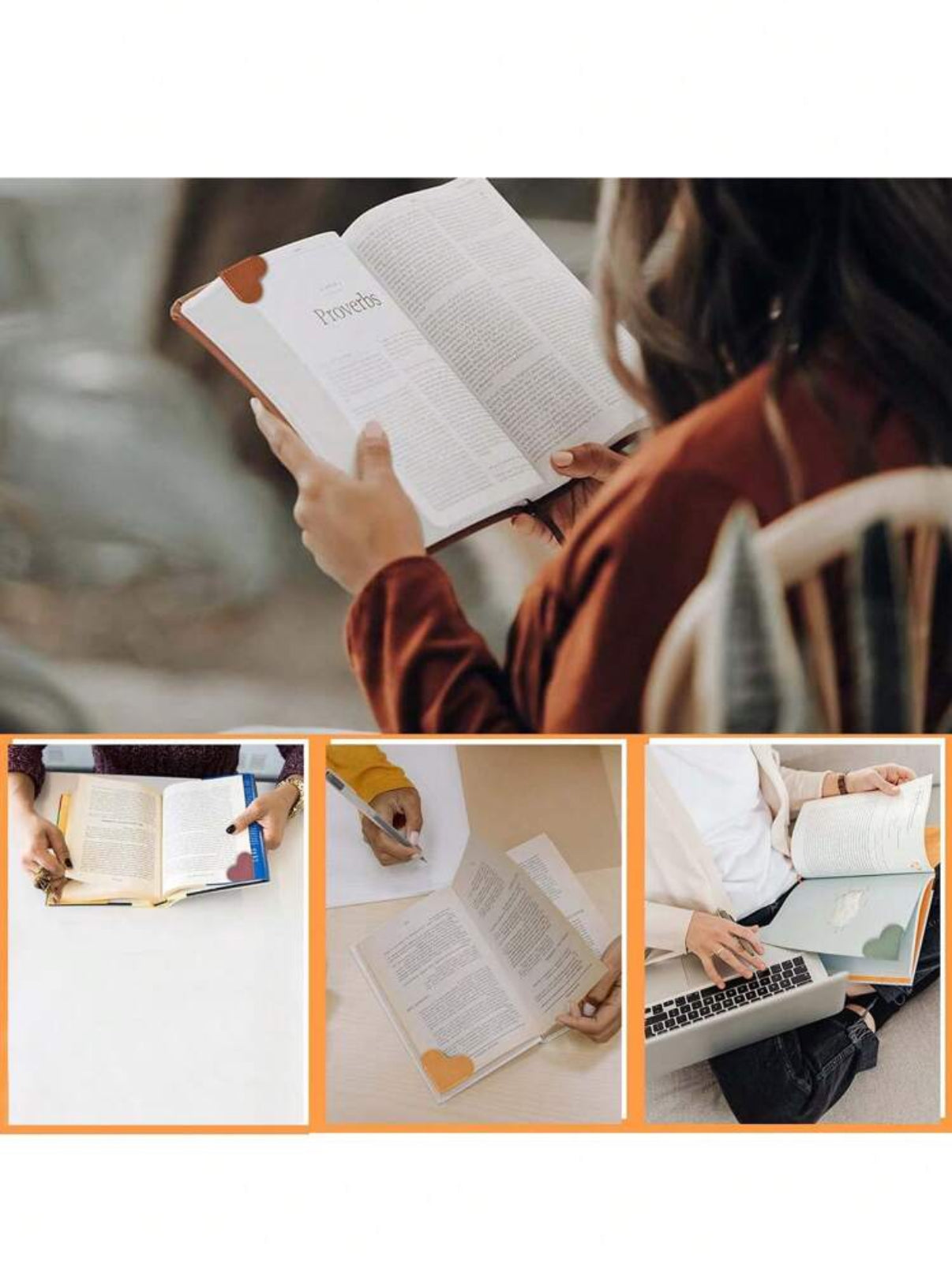 Marque-Page CĆur (Lot de 3)