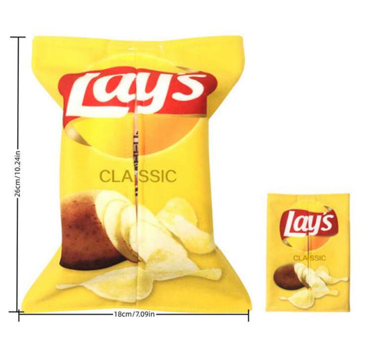 Boîte à mouchoirs Chips Lays