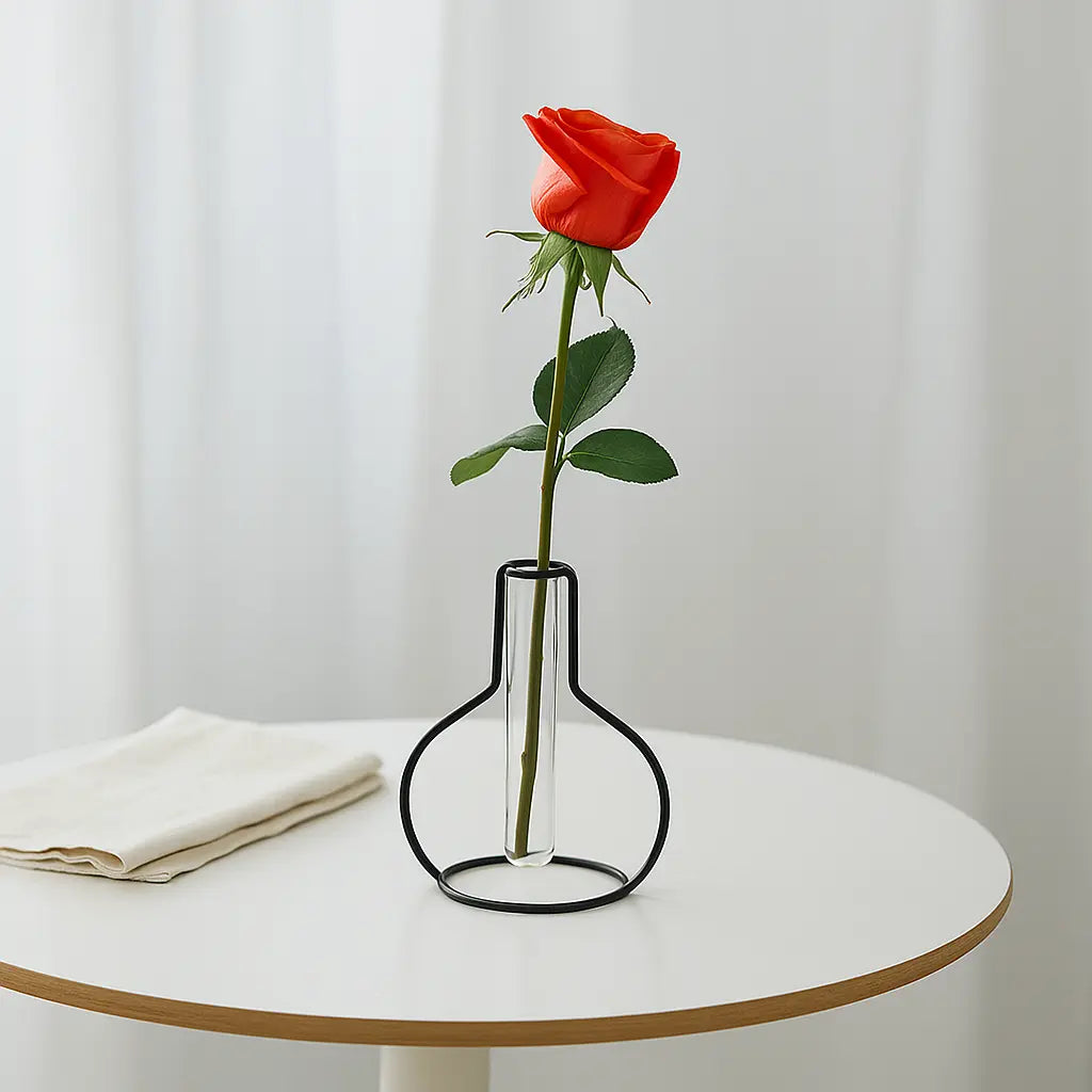 Support Vase Métal