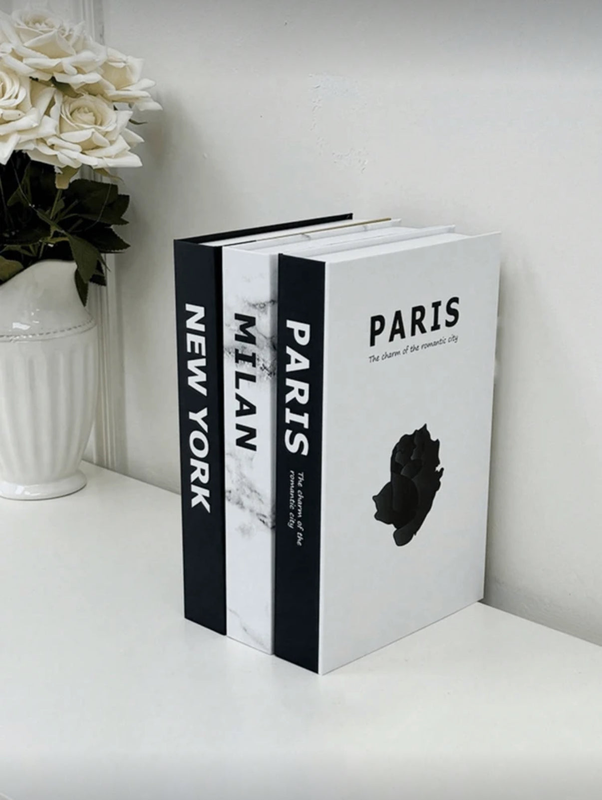 3 Faux Livres Décoratifs