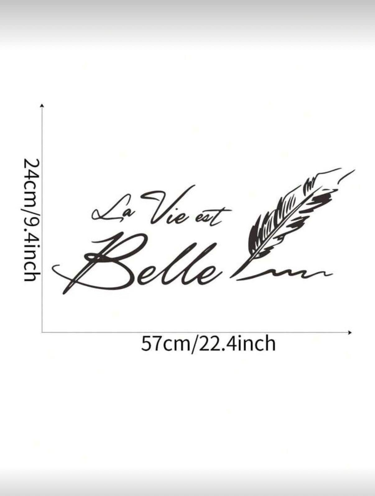 Autocollant La Vie Est Belle