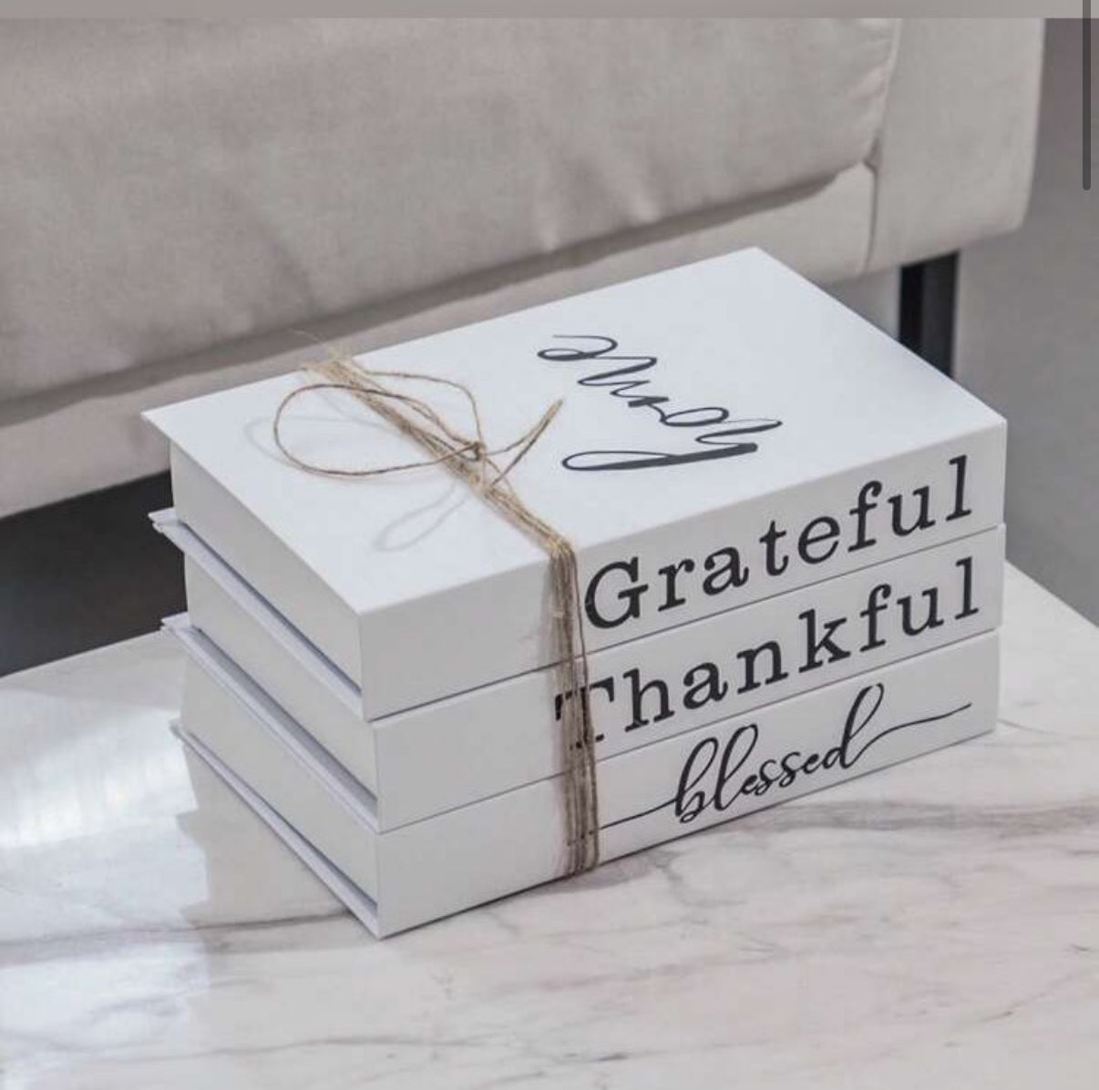 3 Faux Livres Déco Vintage