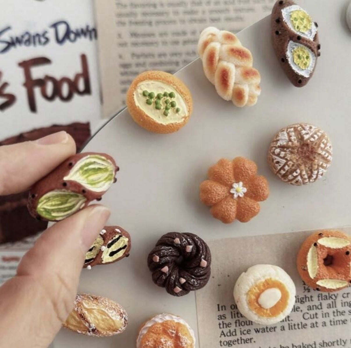 Aimants Frigo Pâtisseries