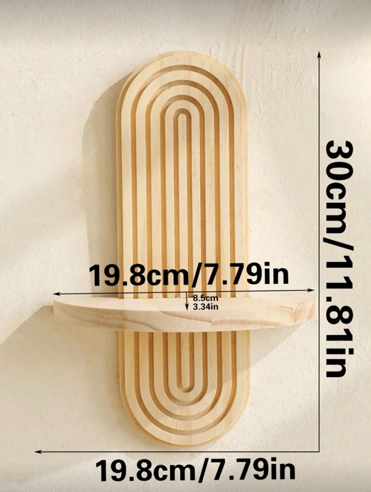 Étagère Murale Bois x2