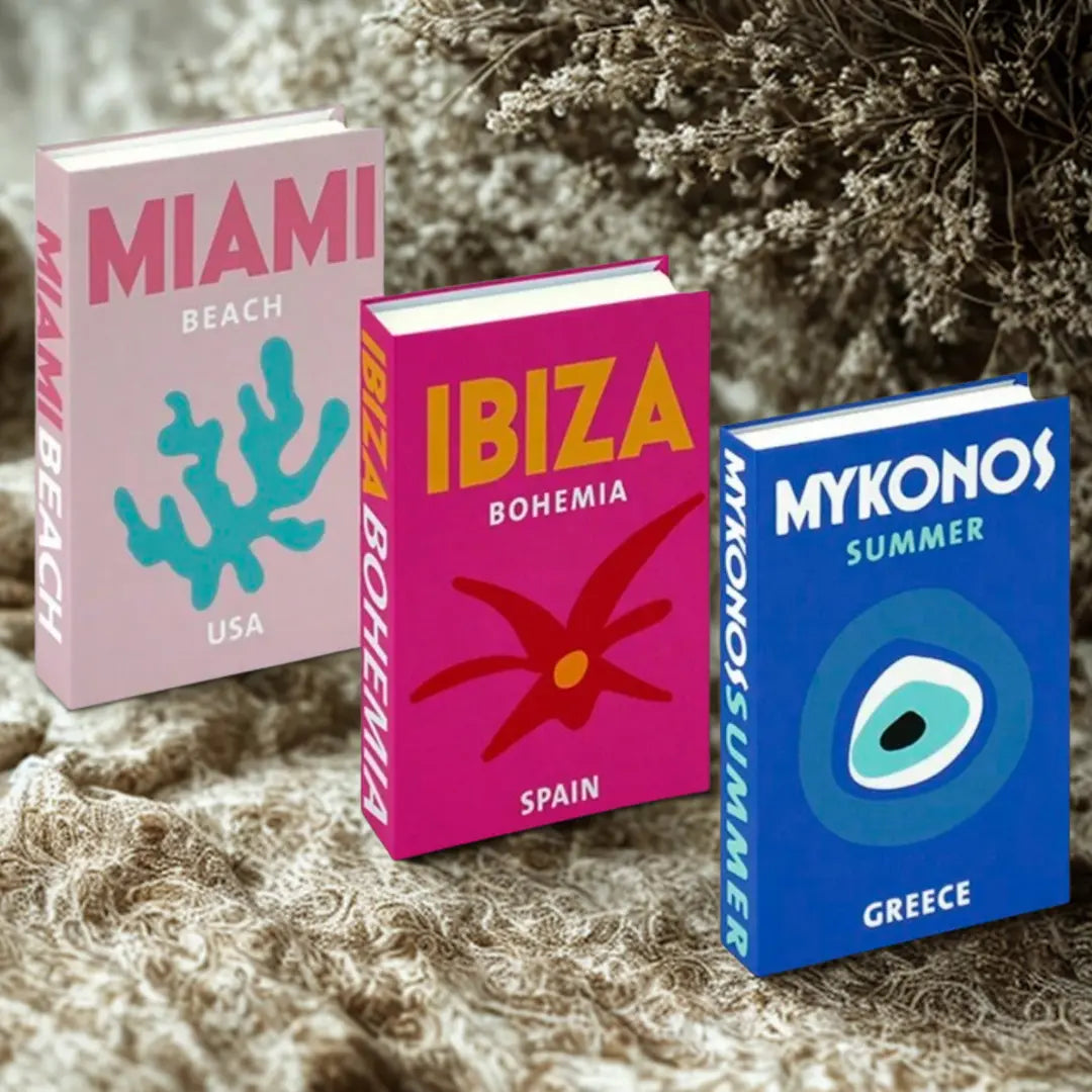 3 Faux Livres Décoratifs