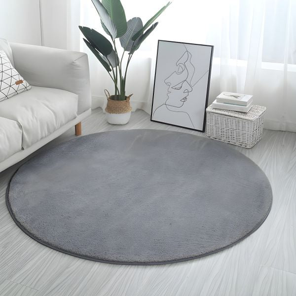 Tapis Rond Velours