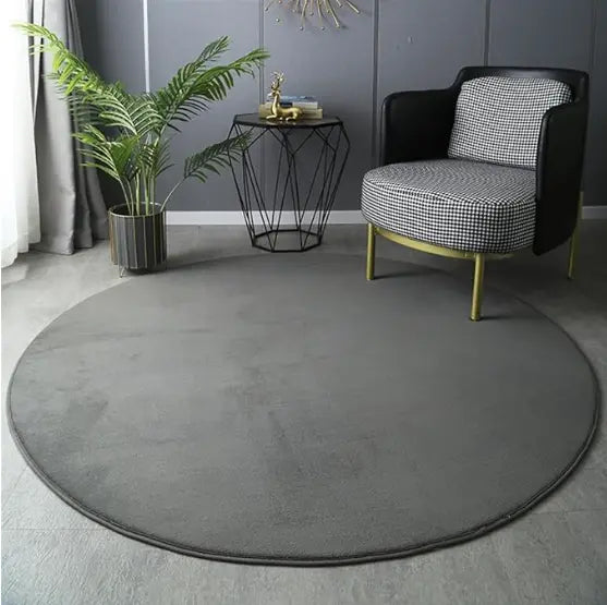 Tapis Rond Velours