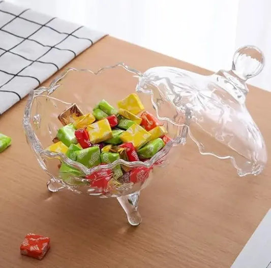 Bonbonnière en Verre Décorative