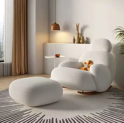 Chaise Nuage + Repose-pieds