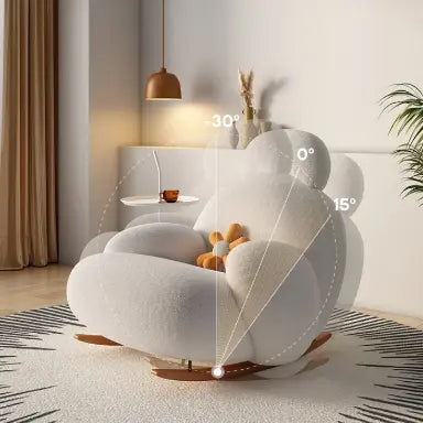 Chaise Nuage + Repose-pieds
