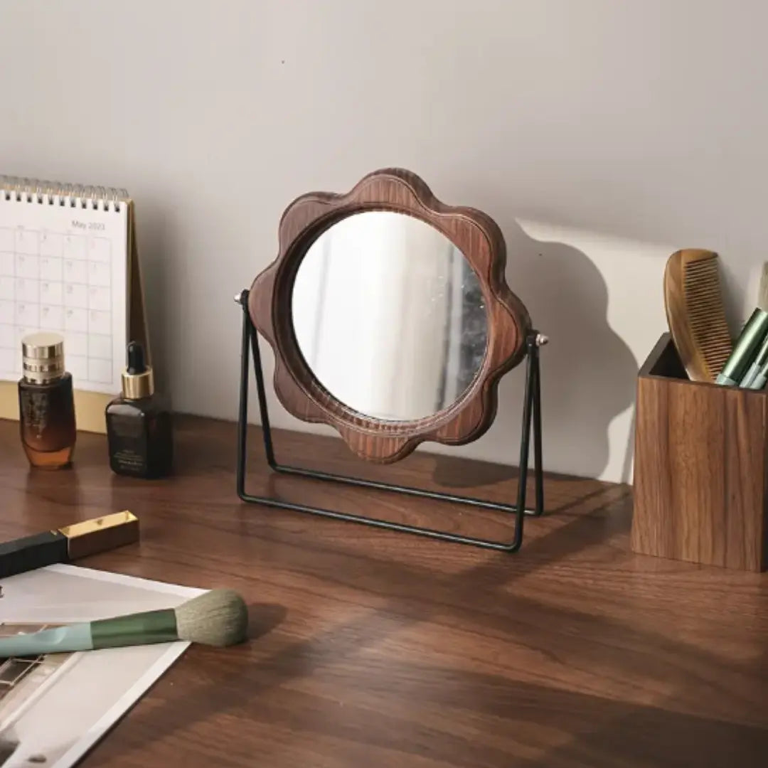 Miroir Bois Fleur