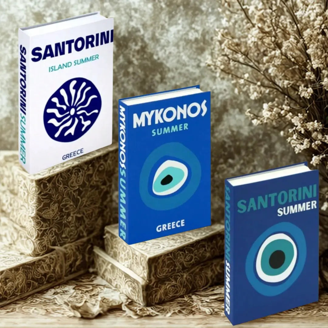 3 Livres Déco Grèce