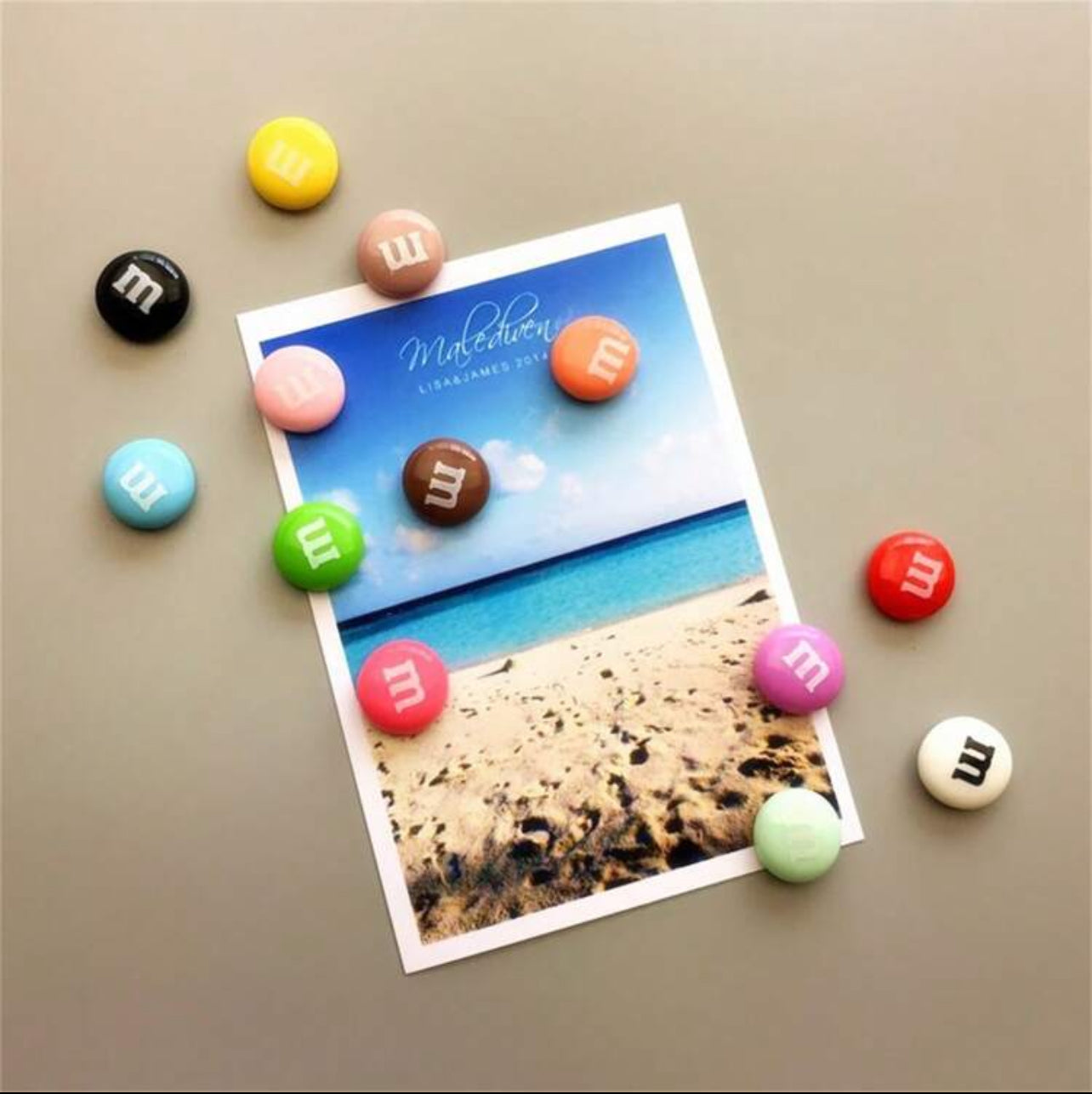 10 Mini Aimants Frigo M&Ms