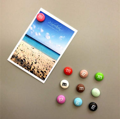 10 Mini Aimants Frigo M&Ms