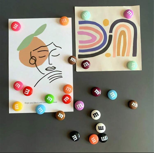 10 Mini Aimants Frigo M&Ms