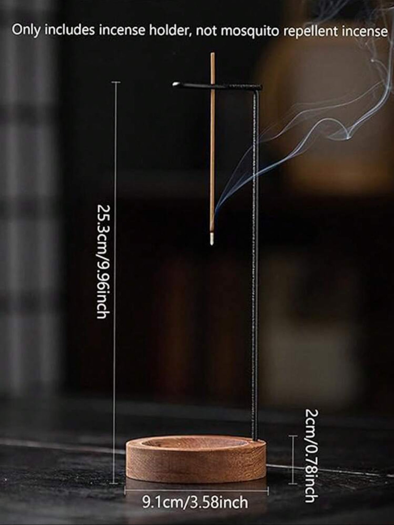 Porte Encens Minimaliste Bois