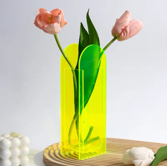 Vase Plexi Coloré