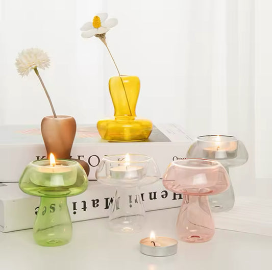 Bougeoir Verre Moderne