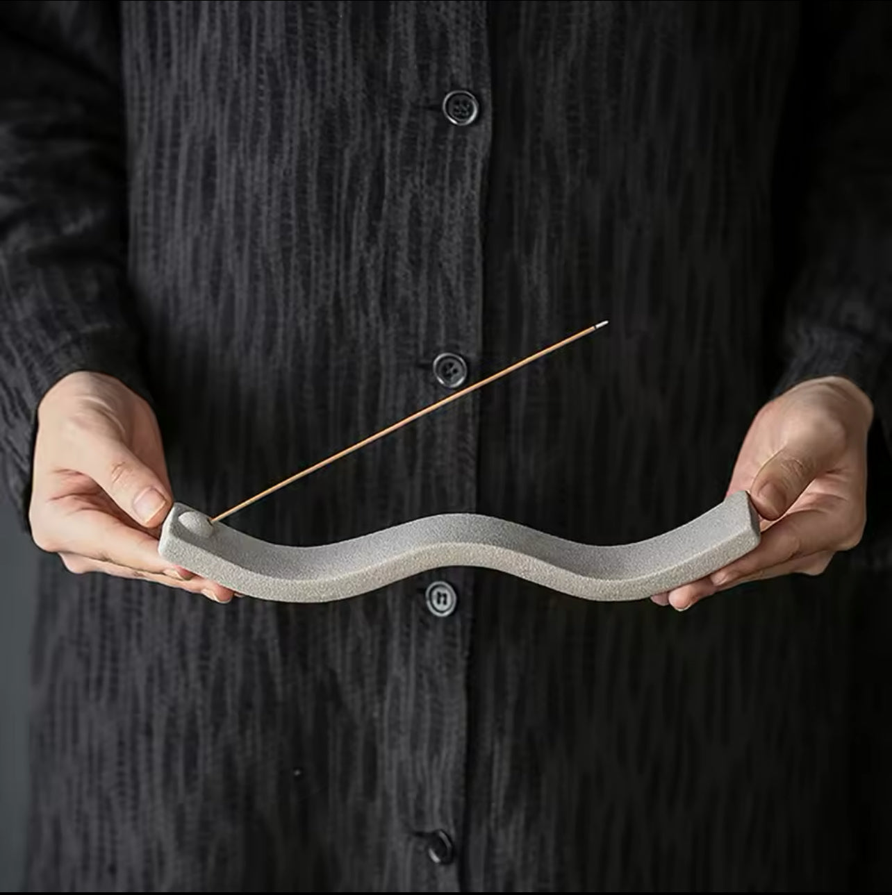 Porte Encens Ondulé