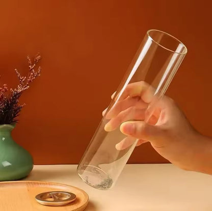 Porte Encens Tube en Verre