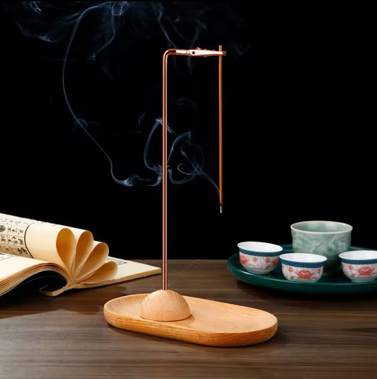 Porte encens en bois