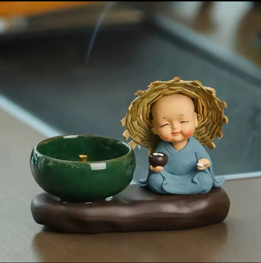 Bouddha Porte Encens
