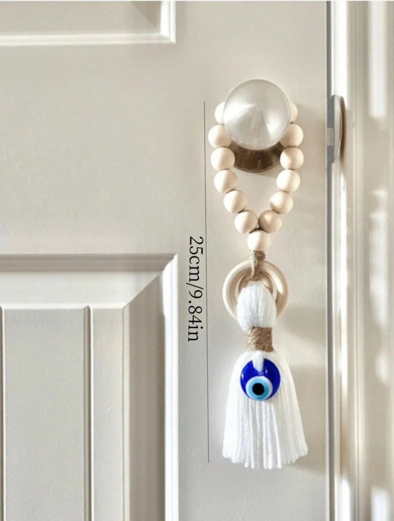 Décoration Poignée de Porte Œil Bleu