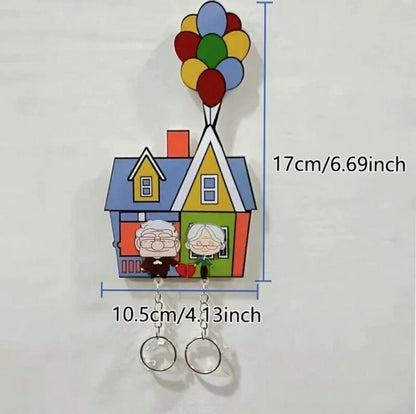 Porte-Clés Maison Ballons