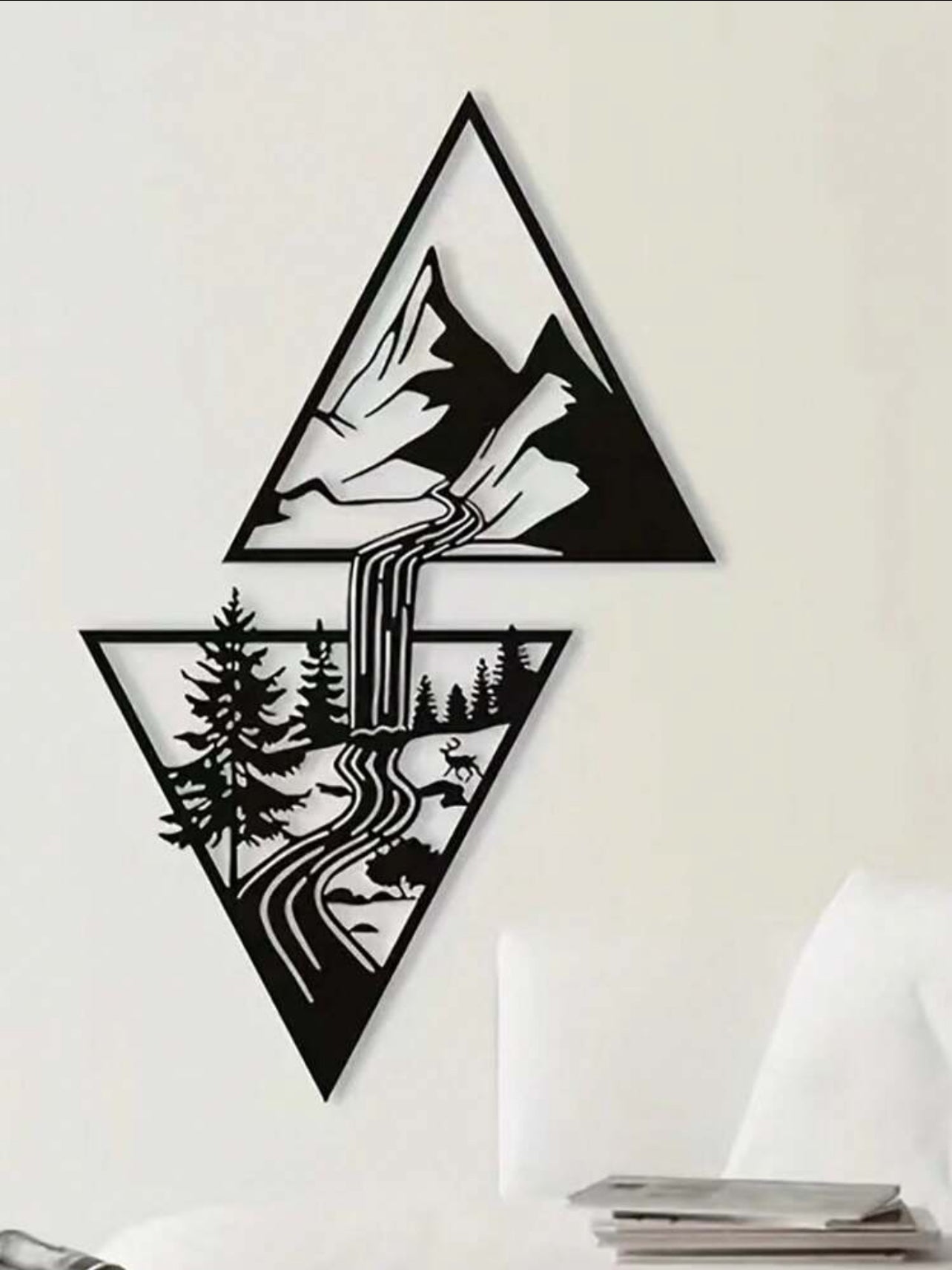 Tableau Métal Montagne