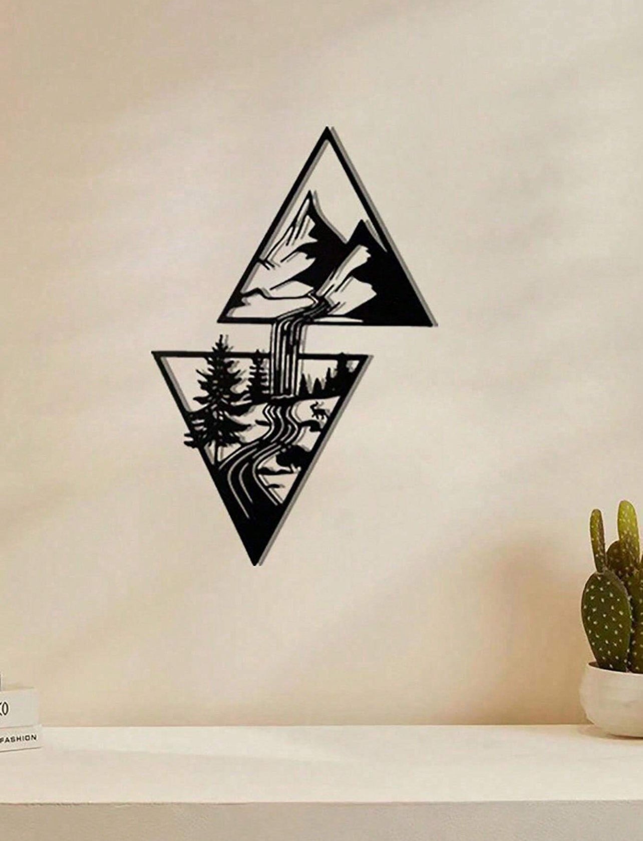 Tableau Métal Montagne