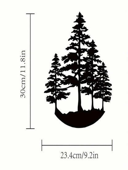 Tableau Métal Forêt