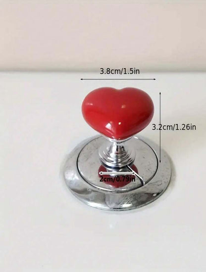 Bouton Cœur Toilette