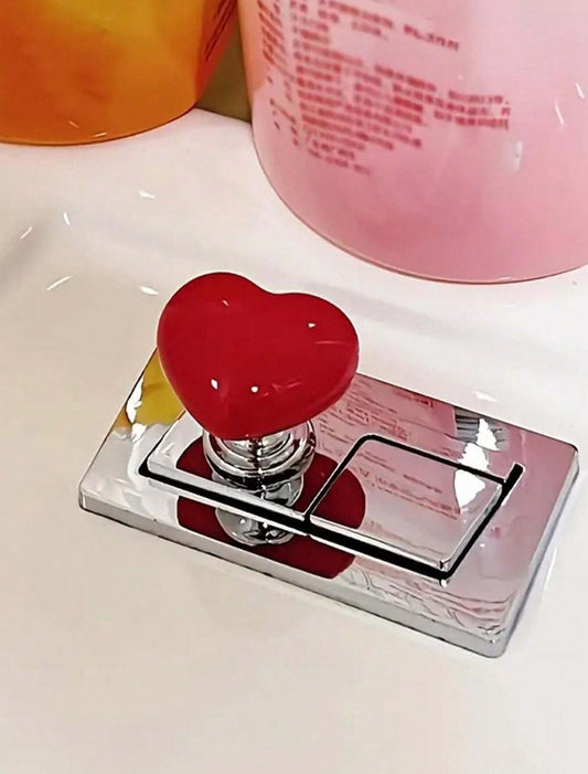Bouton Cœur Toilette
