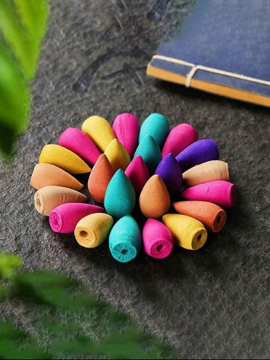 20 Cônes Encens Colorés