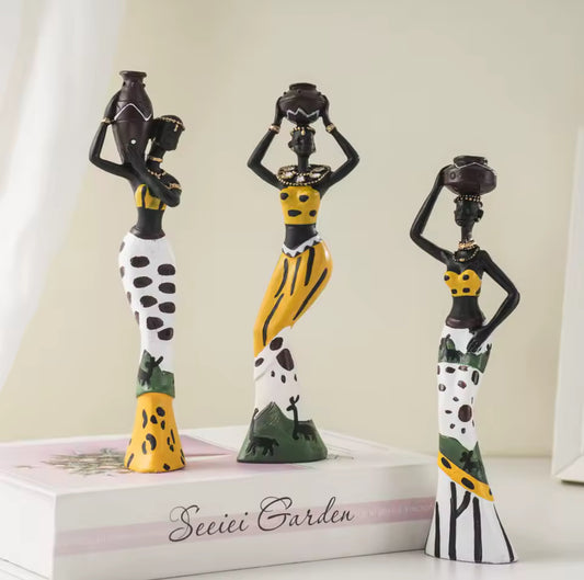 Figurines Africaines Décoratives