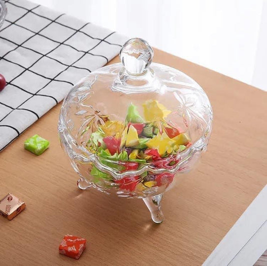 Bonbonnière en Verre Décorative