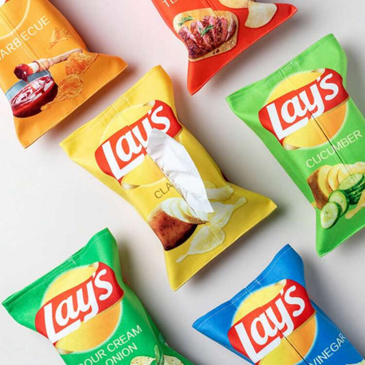 Boîte à mouchoirs Chips Lays