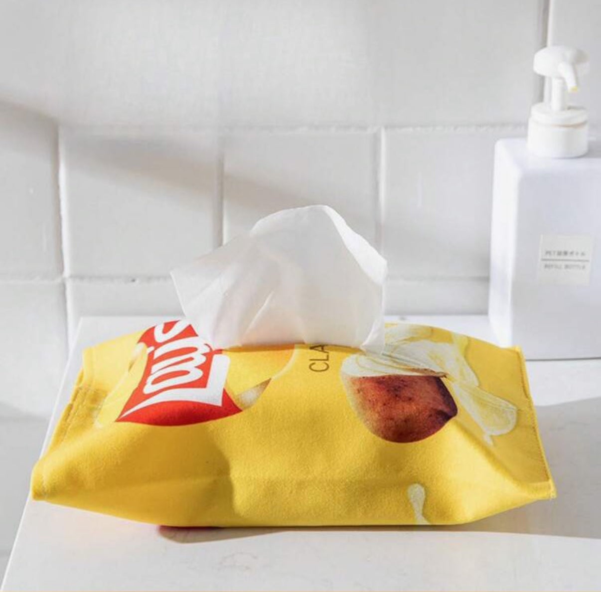 Boîte à mouchoirs Chips Lays