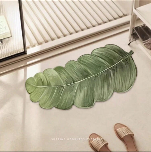 Tapis Feuille Tropicale