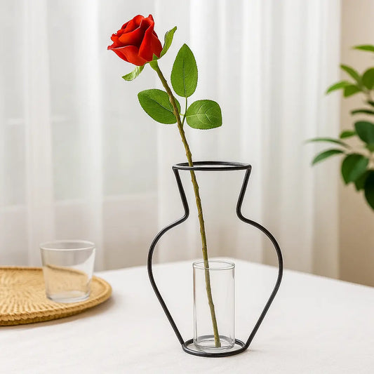 Support Vase Métal