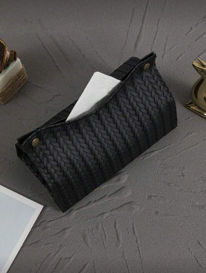 Boîte Mouchoirs Cuir