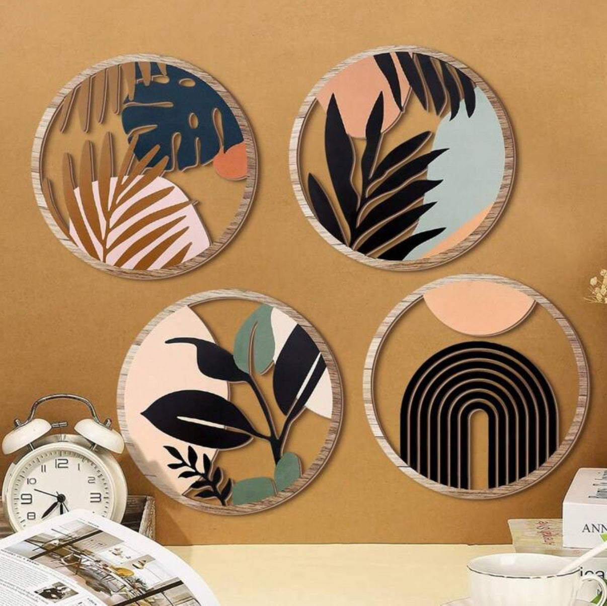 4 Tableaux Muraux Bohème