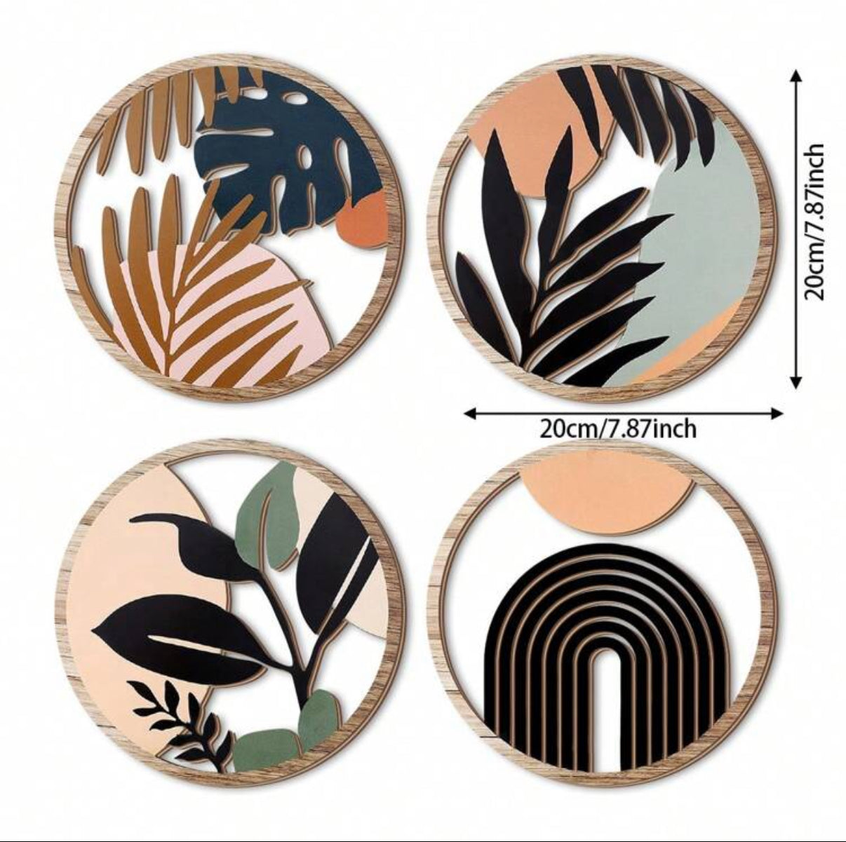 4 Tableaux Muraux Bohème