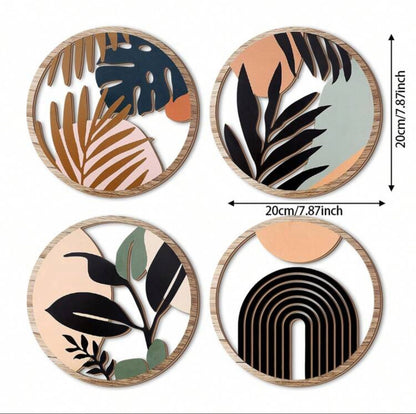 4 Tableaux Muraux Bohème