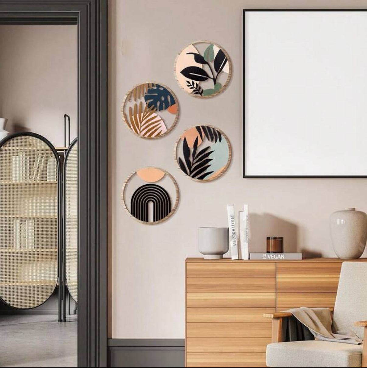 4 Tableaux Muraux Bohème