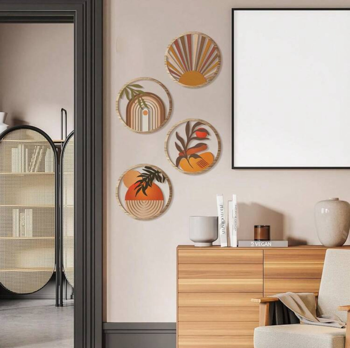 4 Tableaux Muraux Bohème